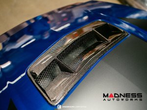 Ford Mustang Hood Vent - Carbon Fiber - Type V5